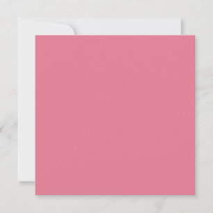 Cartão Cor Tinta Sólida Rosa Tulipa da Moda
