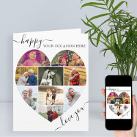 Coração 9 Foto Colagem Ama Você Escrever Em Qualqu