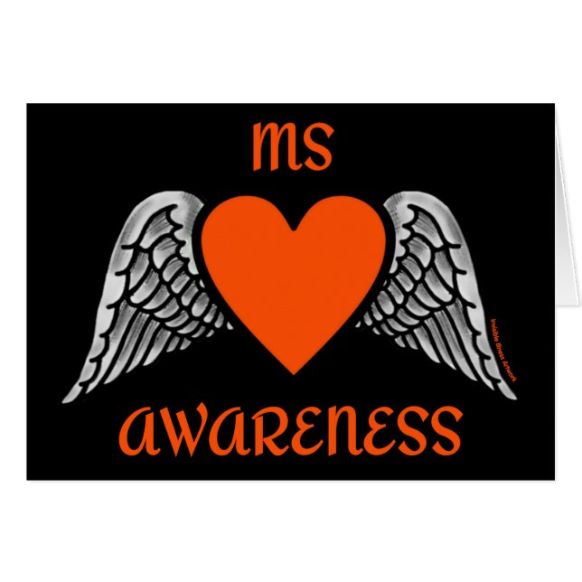 Cartão Coração/Asas...MS (Frente Horizontal)