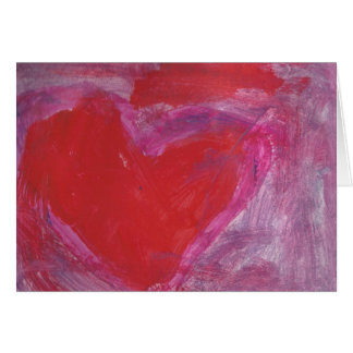 Cartão Coração bonito