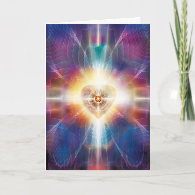 Cartão Coração bonito 2014 (Frente)