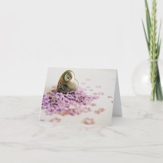 Cartão Coração bonito do dia das mães