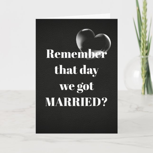 Cartão Coração Borracha do Aniversário no Couro (Frente)