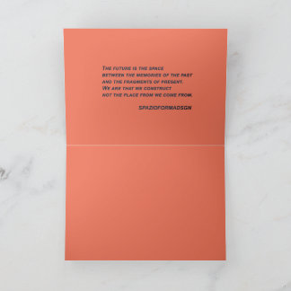 Cartão "Coração branco em preto do sol" & Futuro