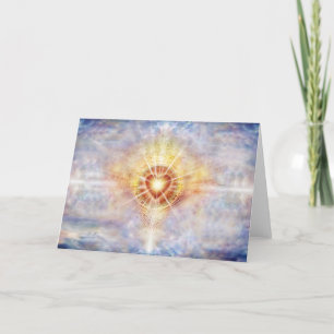 Cartão Coração Celestial