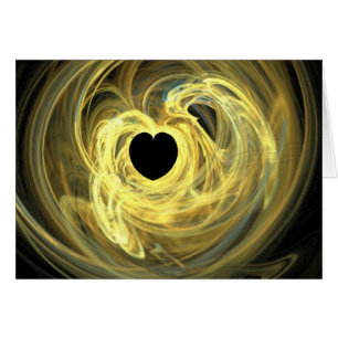 Cartão Coração da Matéria