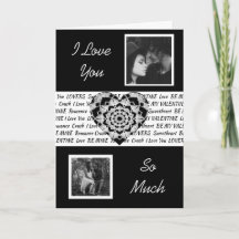 Coração de Mandala Preto e Branco Foto Dia dos Nam