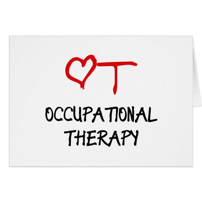 Cartão Coração de OT (Frente Horizontal)