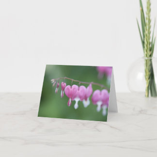 Cartão Coração de sangramento