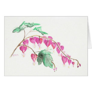 Cartão Coração de sangramento