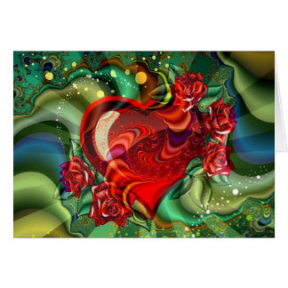 Cartão Coração do Amor