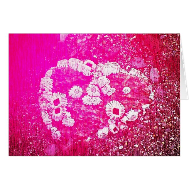 Cartão Coração do Barnacle (Frente Horizontal)