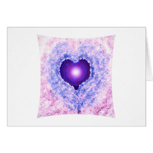 Cartão Coração do deus