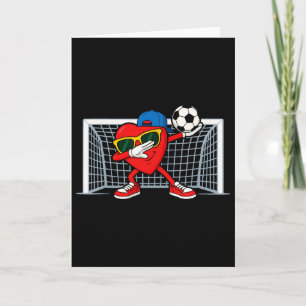 Cartão Coração do Futebol Goleiro Amante do Futebol Menin