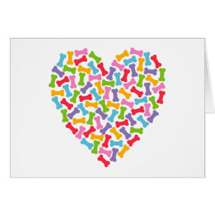 Cartão Coração do Pão Cão