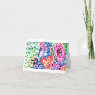 Cartão Coração do universo