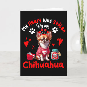 Cartão Coração Foi Roubado Pelo Meu Cachorro Chihuahua Na