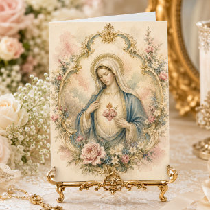 Cartão Coração Imaculado de Maria em Todas as Ocasioes Vi