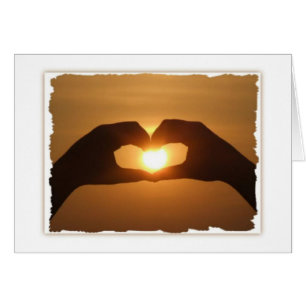 Cartão Coração Mãos Soltas