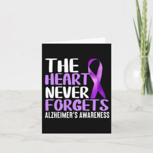 Cartão Coração nunca esquece a consciência de Alzheimerhe