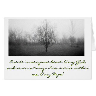 Cartão Coração Puro