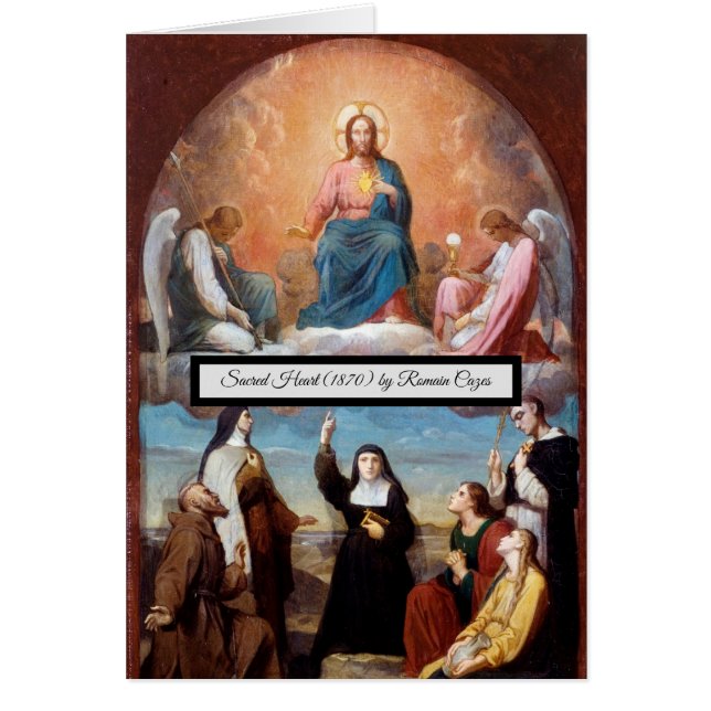 Cartão Coração Sagrado (Frente)