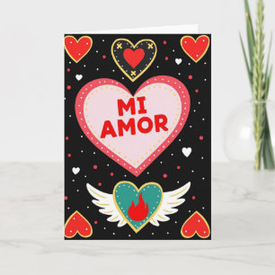 Cartão Coração Sagrado Mi Amor