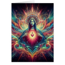 Coração Sagrado Psicodélico de Maria