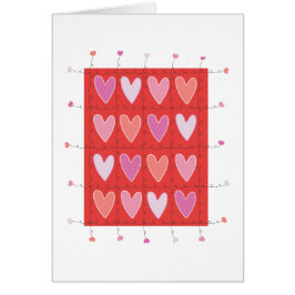 Cartão Corações