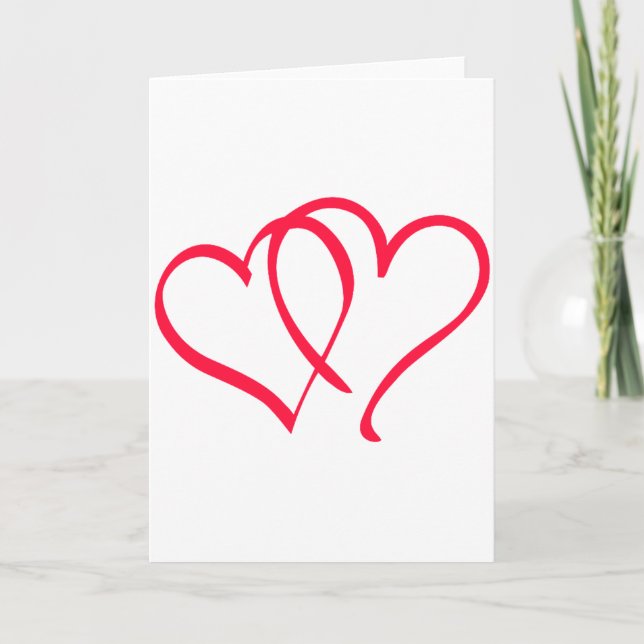 Cartão corações (Frente)