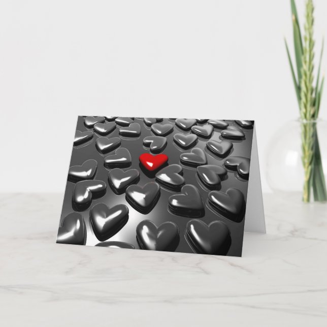 Cartão Corações (Frente)