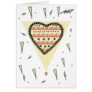 Cartão Corações