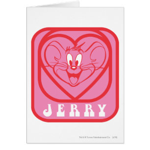 Cartão Corações cor-de-rosa de Jerry