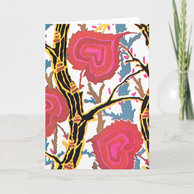 Cartão Corações de Deco (Frente)