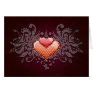 Cartão Corações de Digitas