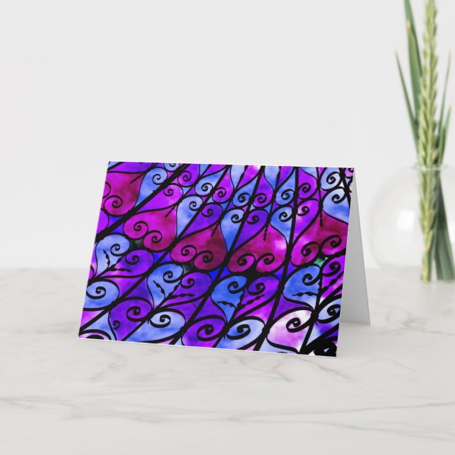 Cartão Corações de Ferro Clad (Frente)