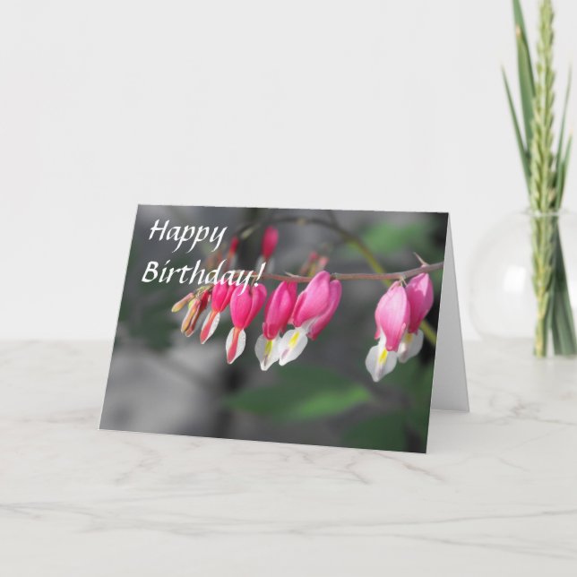 Cartão Corações de suspensão (Frente)