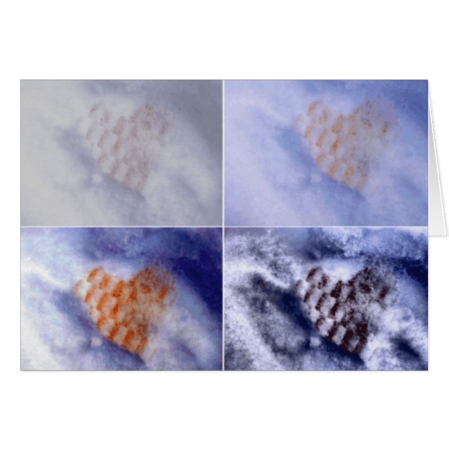 Cartão Corações do pop (Frente Horizontal)