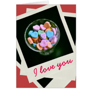 Cartão Corações Doces, Namorados, Amor, Fotografia