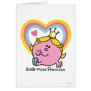 Cartão Corações pequenos da senhorita princesa