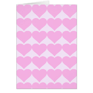 Cartão Corações Rosa,Amor Incondicional_