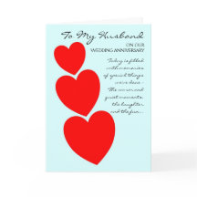 Corações Vermelhos Aniversário de Marido Personali