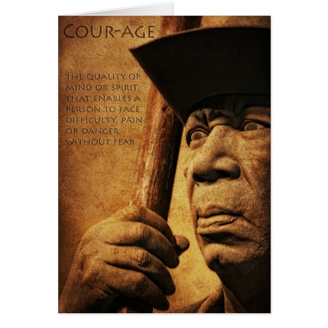 Cartão Coragem (Frente)
