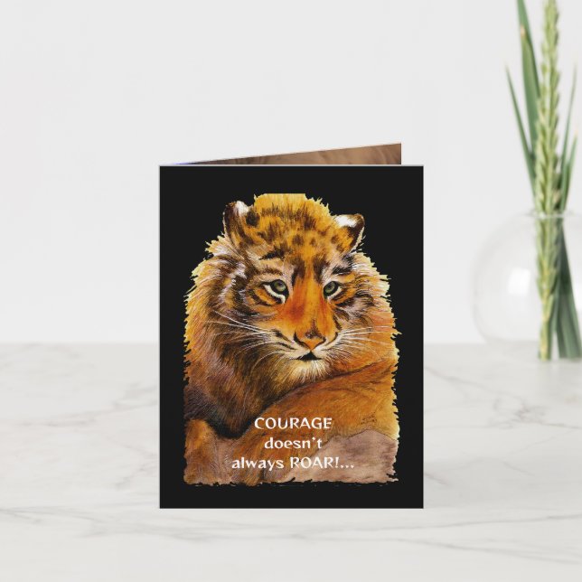 Cartão Coragem nem sempre é ROAR (Frente)