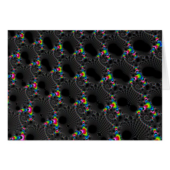 Cartão Corais - Mandelbrot (Frente Horizontal)