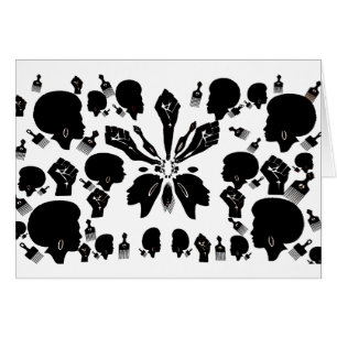 Cartão Corajoso e bonito_