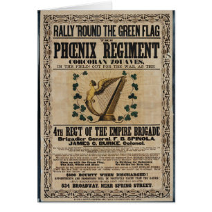 Cartão Corcoran Zouaves