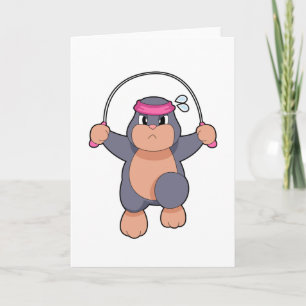 Cartão Corda de Treinamento Física