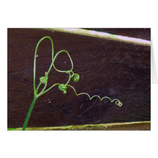 Cartão Cordas do coração da natureza