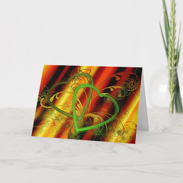 Cartão Coreano - Eu amo você (Frente)